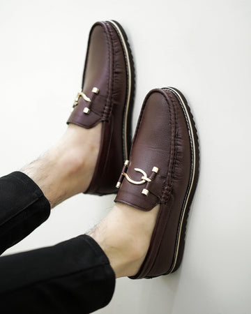 BROWN S CHUNKY LOAFERS