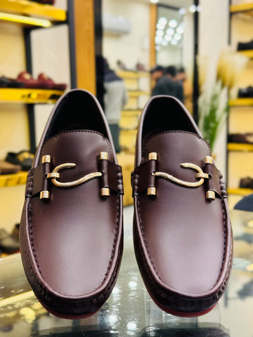 S BROWN LOAFERS 8071