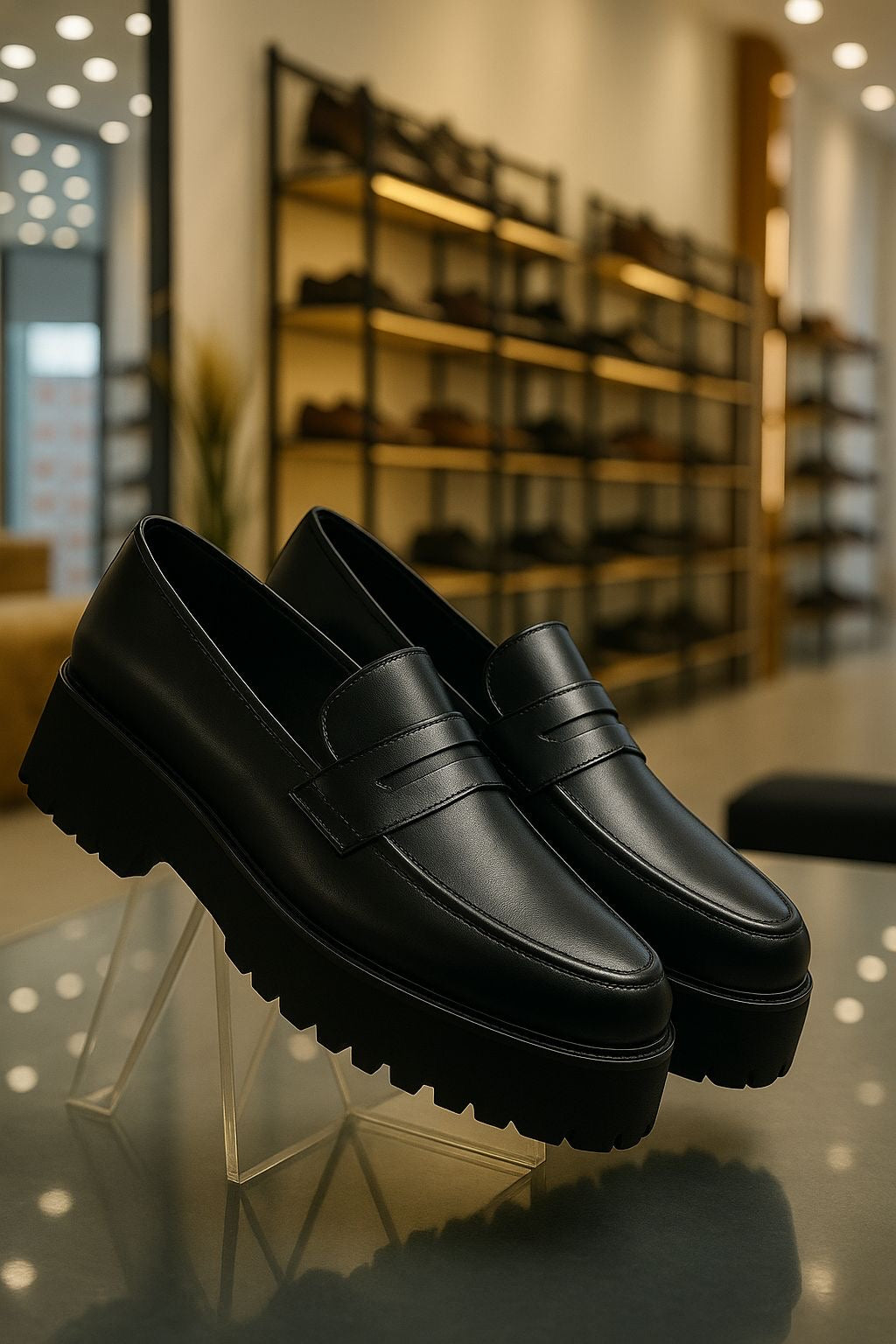 CLASSIC BLACK LOAFERS