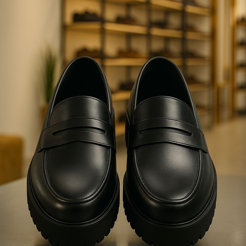 CLASSIC BLACK LOAFERS