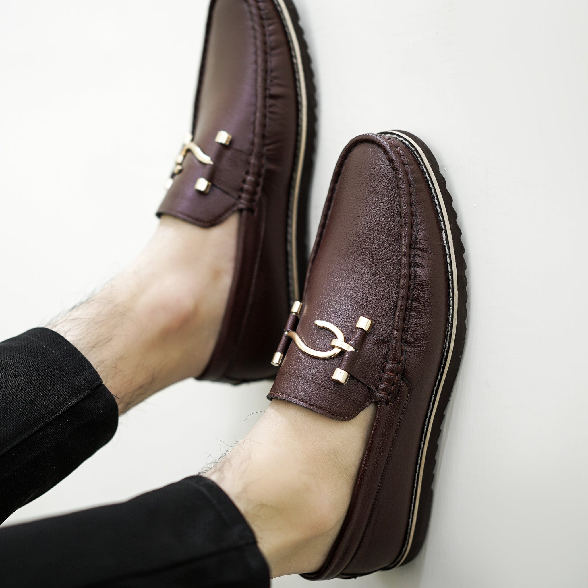 BROWN S CHUNKY LOAFERS