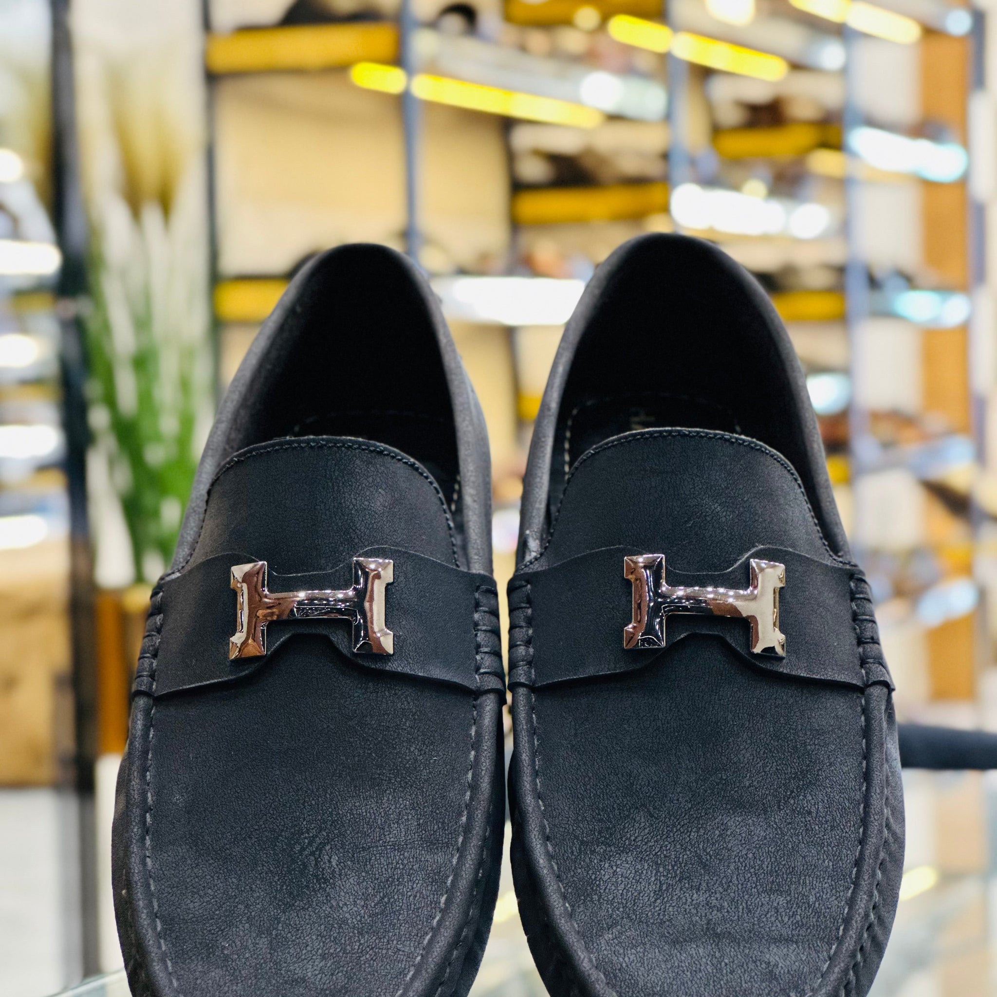 DARK GREY H LOAFERS